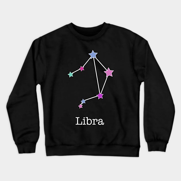 A Zodiac Sign Test Libra Crewneck Sweatshirt by Helena Morpho 